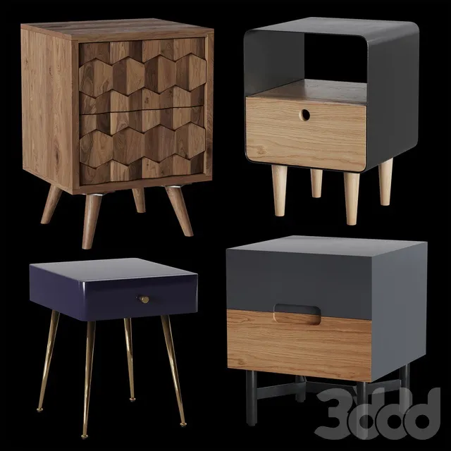 FURNITURE – SIDEBOARD & CHEST OF DRAWER – 3D MODELS – 3DS MAX – FREE DOWNLOAD – 9771