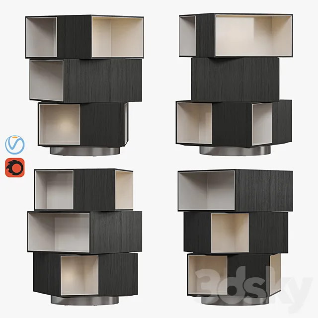 FURNITURE – SIDEBOARD & CHEST OF DRAWER – 3D MODELS – 3DS MAX – FREE DOWNLOAD – 9865