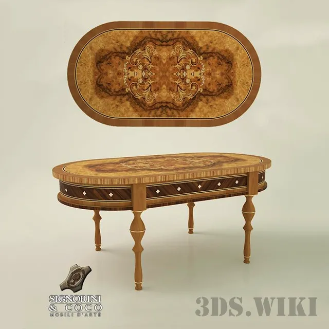 furniture – Signorini & Coco Ambra coffee table 3ds Max