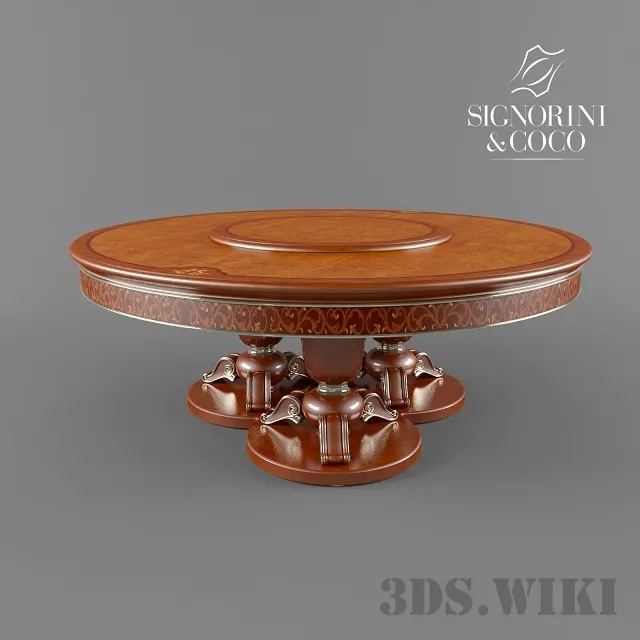 furniture – Signorini & Coco Bellagio table 3ds Max