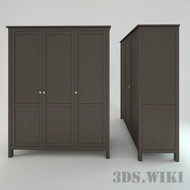 furniture – Simple Brown IKEA Wardrobe 3ds Max