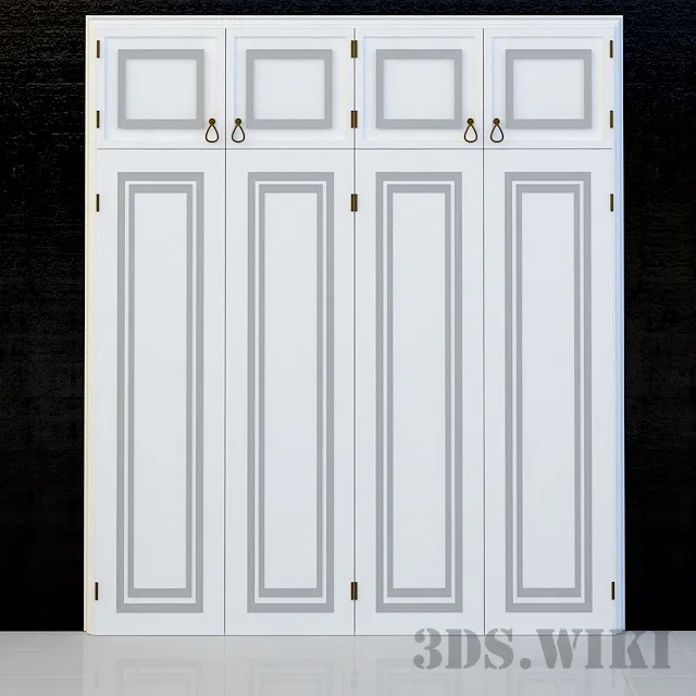 furniture – Simple tall cabinet 3ds Max