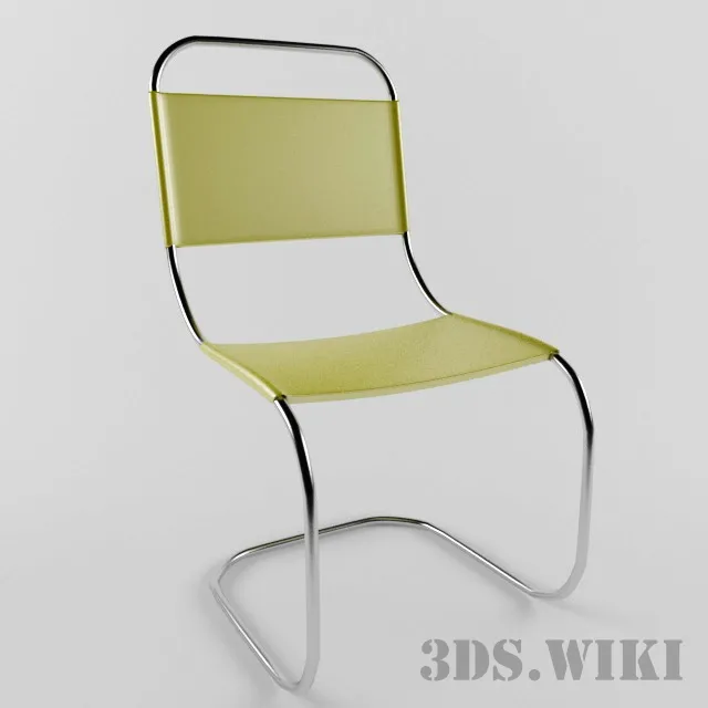 furniture – Simple tube and fabric chair 3ds Max