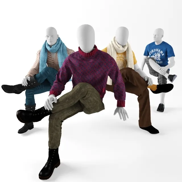 furniture – Sitting mans 85 3ds Max
