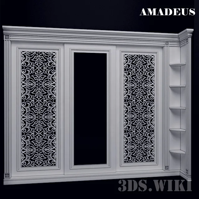 furniture – Sliding wardrobe Amadeus 3ds Max