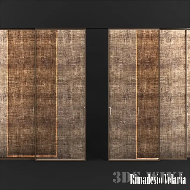 furniture – Sliding wardrobe Rimadesio Velaria 3ds Max