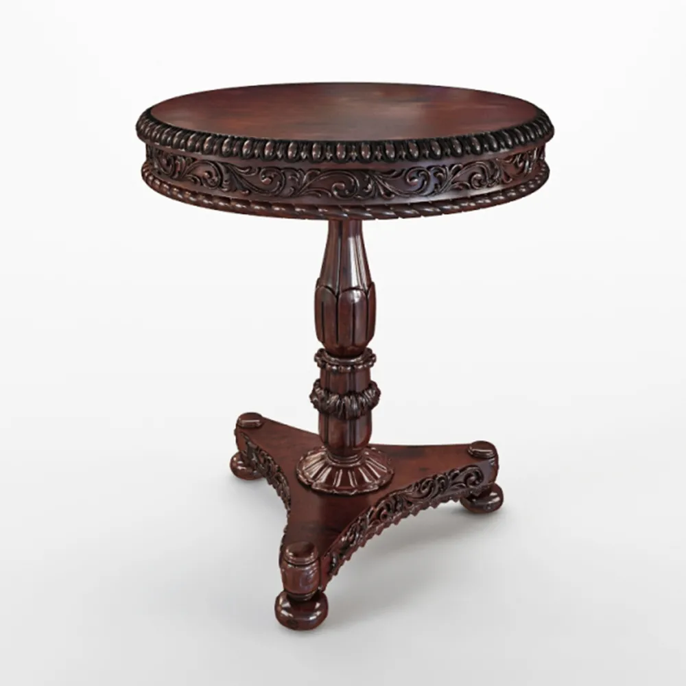 furniture – Small Round Coffee Table 3ds Max