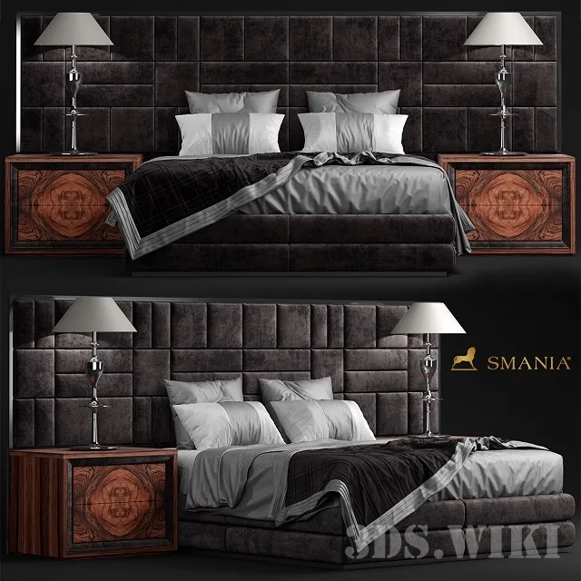 furniture – Smania Caesar Train Beds 3ds Max