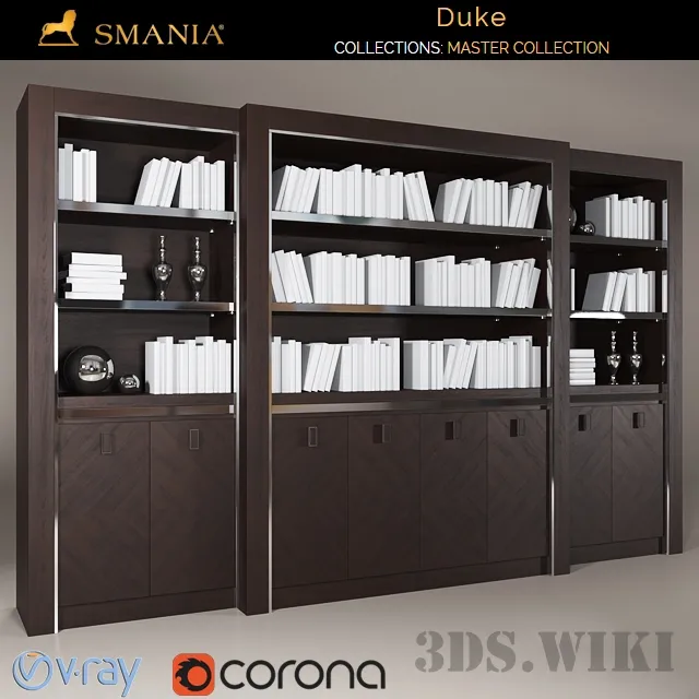 furniture – Smania Duke Wardrobe With 8 Doors 3ds Max