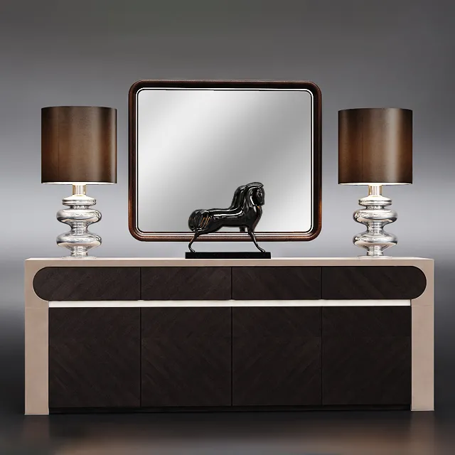 furniture – Smania Lock chest of drawer 240 3ds Max