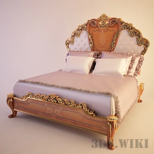 furniture – Socci Anchise Mobili Gran Palace GP bed. 200 3ds Max
