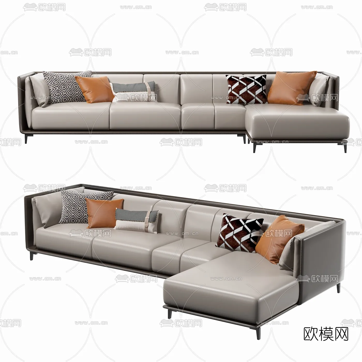FURNITURE – SOFA – 3D Model For Interior Design – 11070