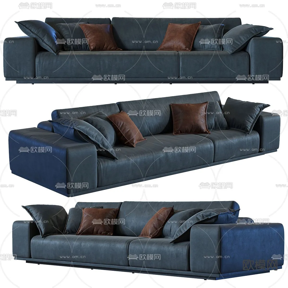 FURNITURE – SOFA – 3D Model For Interior Design – 11121