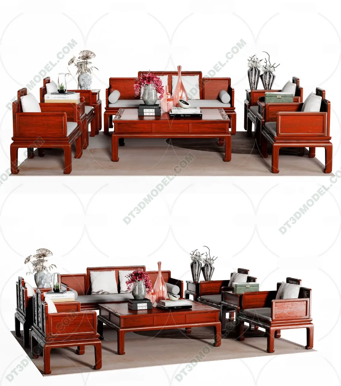 FURNITURE – SOFA – 3D Model For Interior Design – 11191