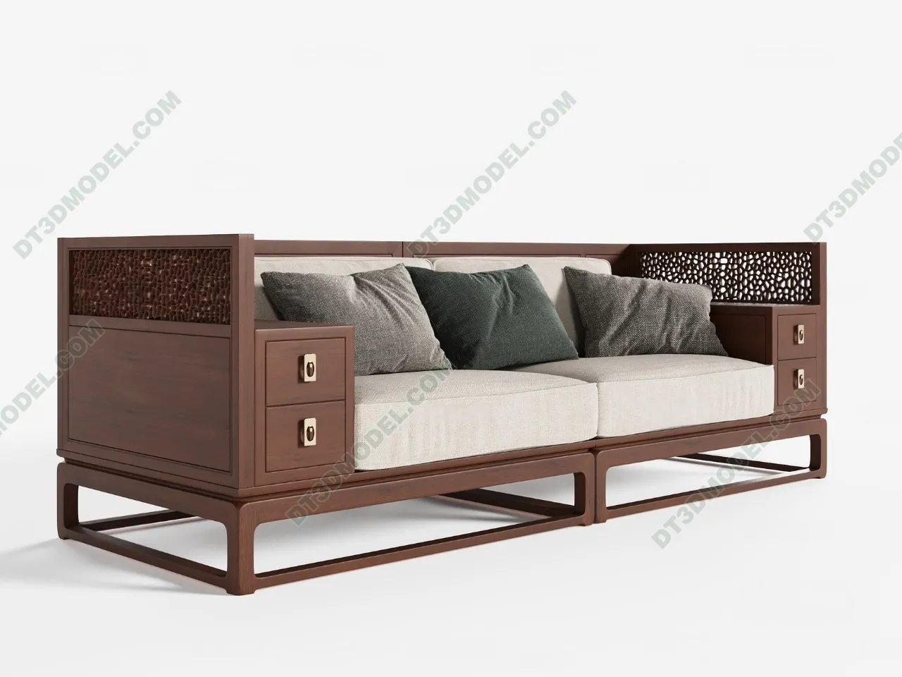 FURNITURE – SOFA – 3D Model For Interior Design – 11265