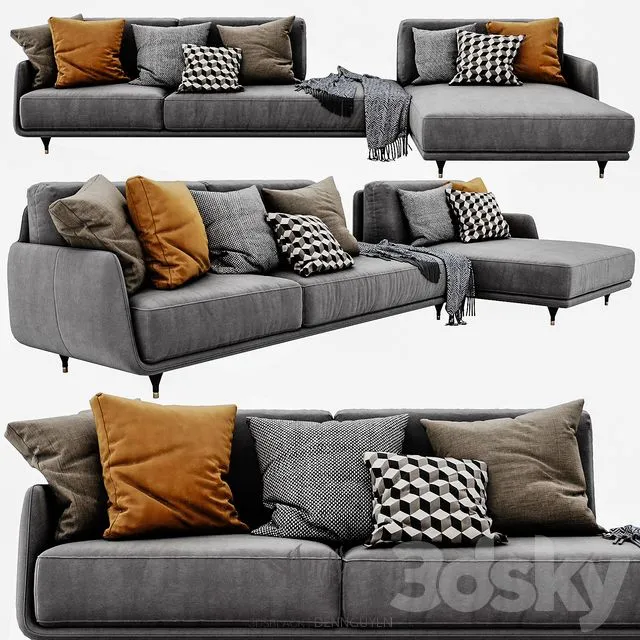 FURNITURE – SOFA – 3D MODELS – 3DS MAX – FREE DOWNLOAD – 10436