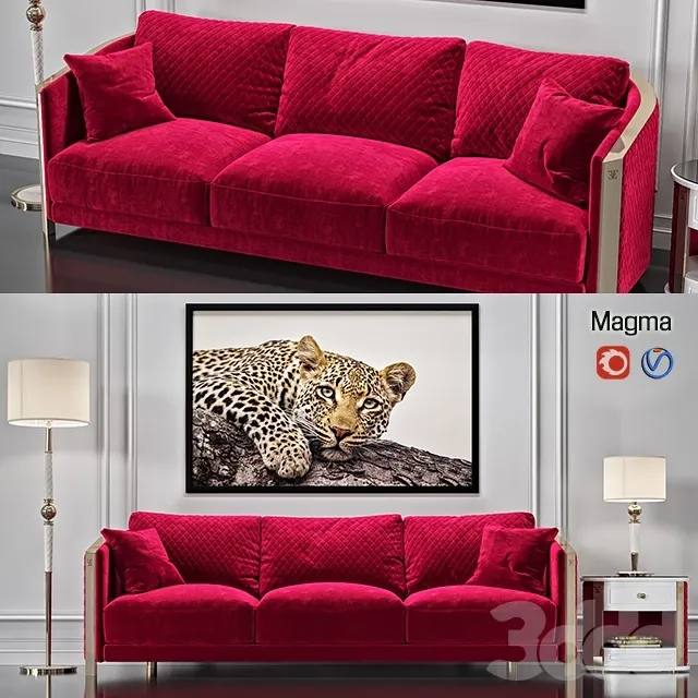 FURNITURE – SOFA – 3D MODELS – 3DS MAX – FREE DOWNLOAD – 9910