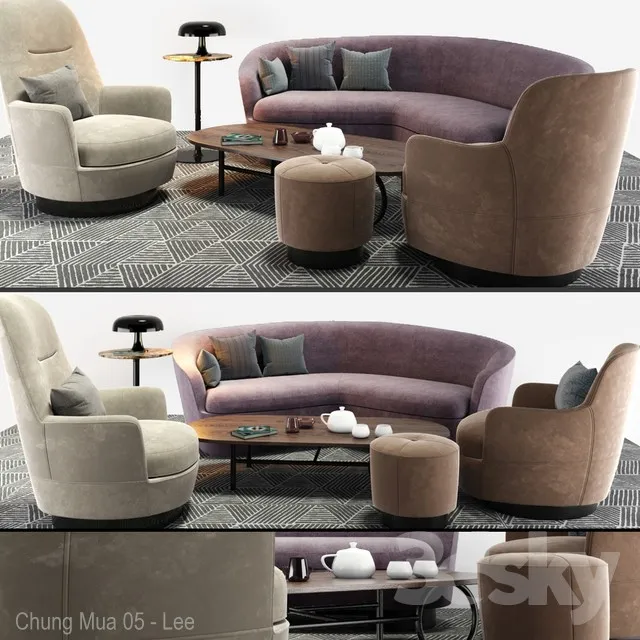 FURNITURE – SOFA – 3D MODELS – 3DS MAX – FREE DOWNLOAD – 9911