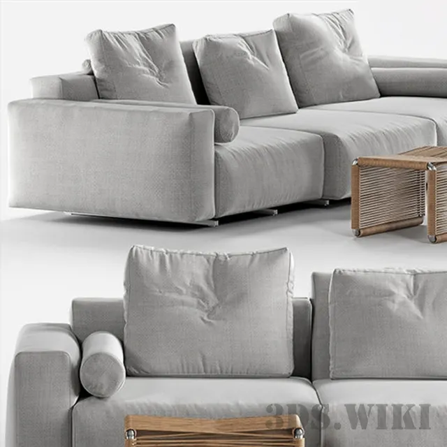 furniture – Sofa and  table 3ds Max