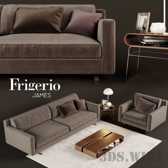 furniture – sofa and table 3ds Max