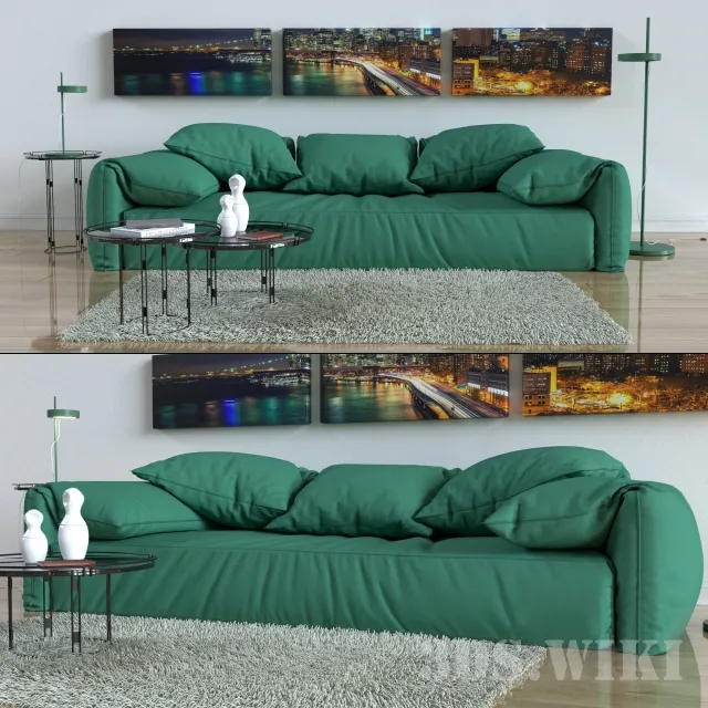 furniture – Sofa Baxter CASABLANCA 3ds Max