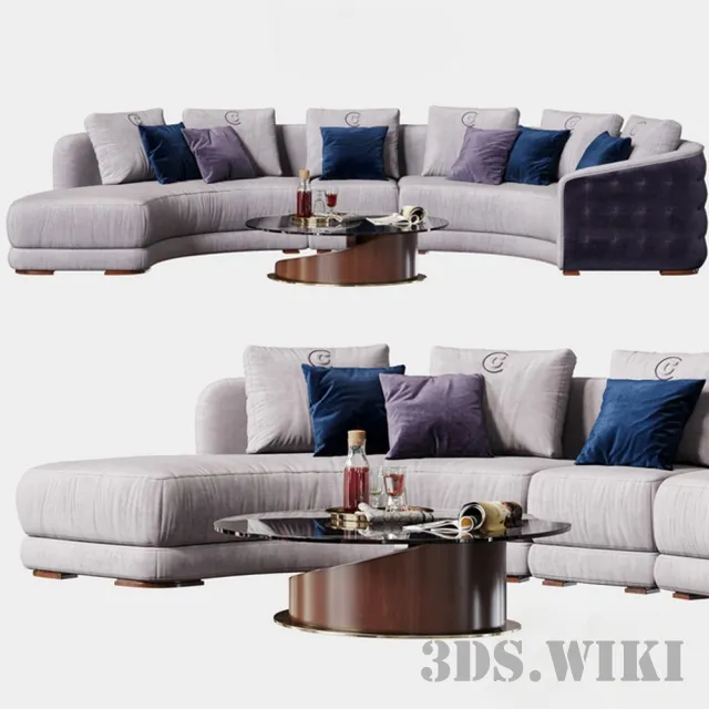 furniture – Sofa Carpanelli Contemporai 3ds Max