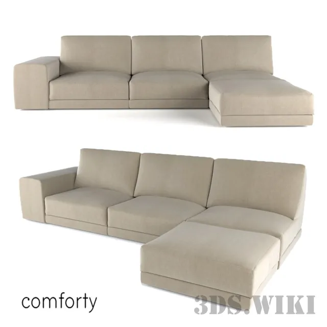 furniture – Sofa Comforty Badu 3ds Max