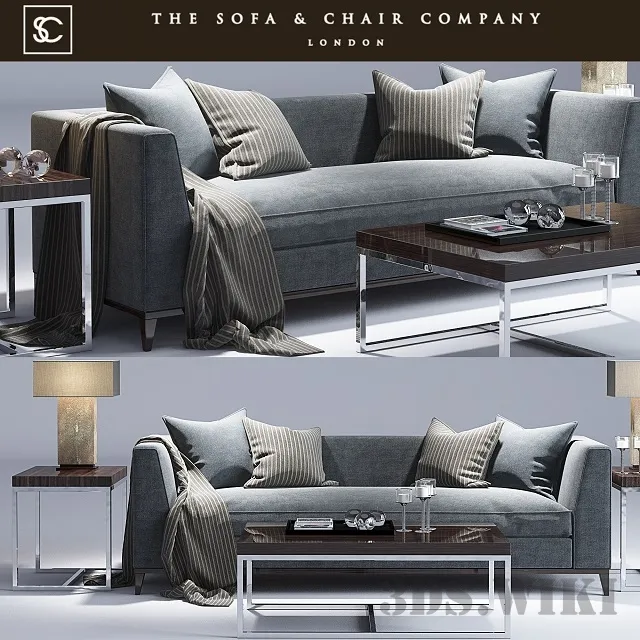 furniture – Sofa for Pollock (The Sofa & Chair Company) 3ds Max
