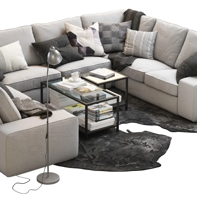 furniture – Sofa Kivik Pro 3ds Max