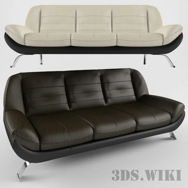 furniture – Sofa Mello 3-seater Mello Gala Collezione 3ds Max