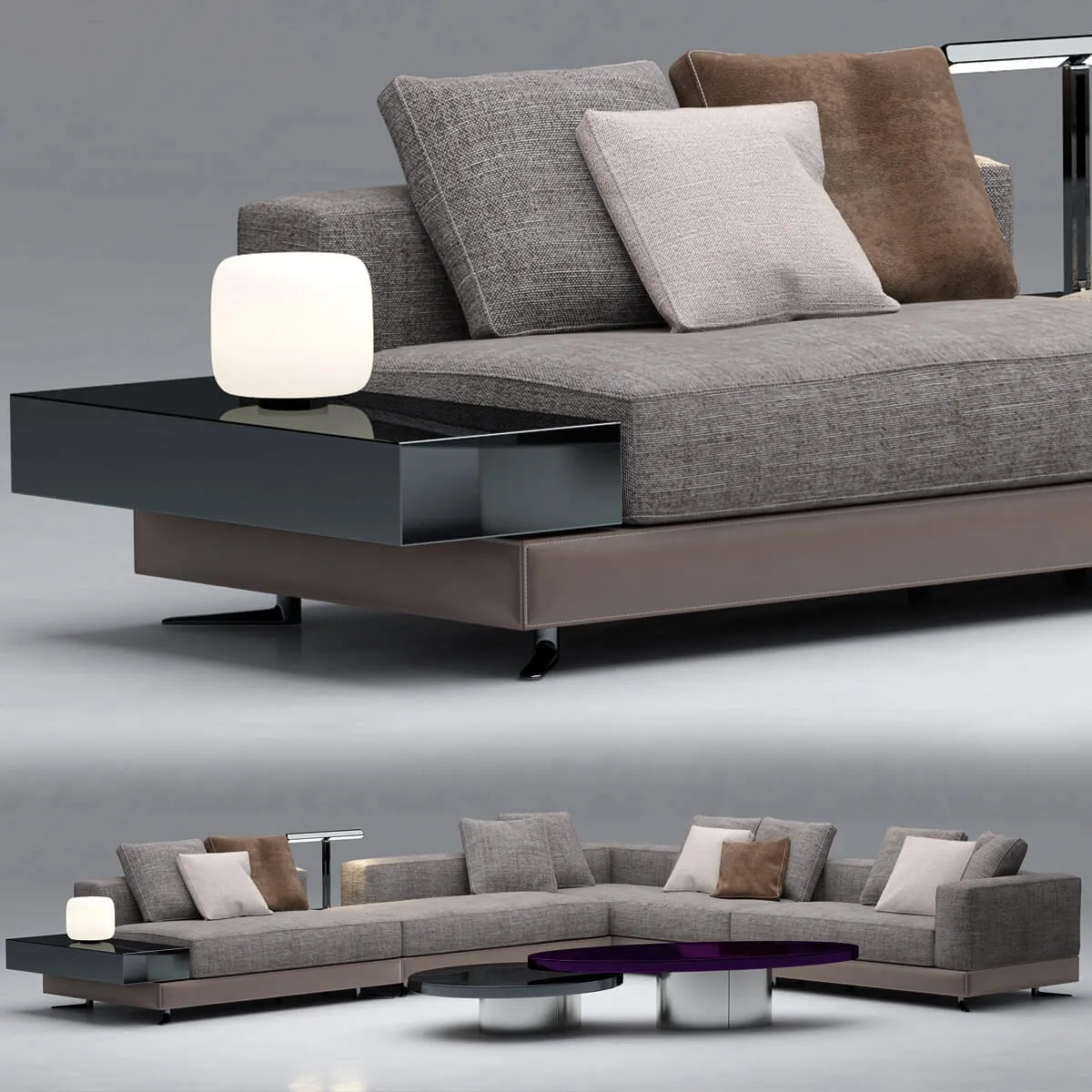 furniture – Sofa minotti sofas white 3ds Max