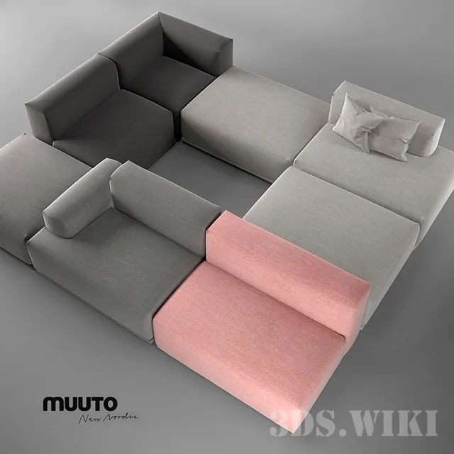 furniture – Sofa Muuto Anderssen and Voll 3ds Max