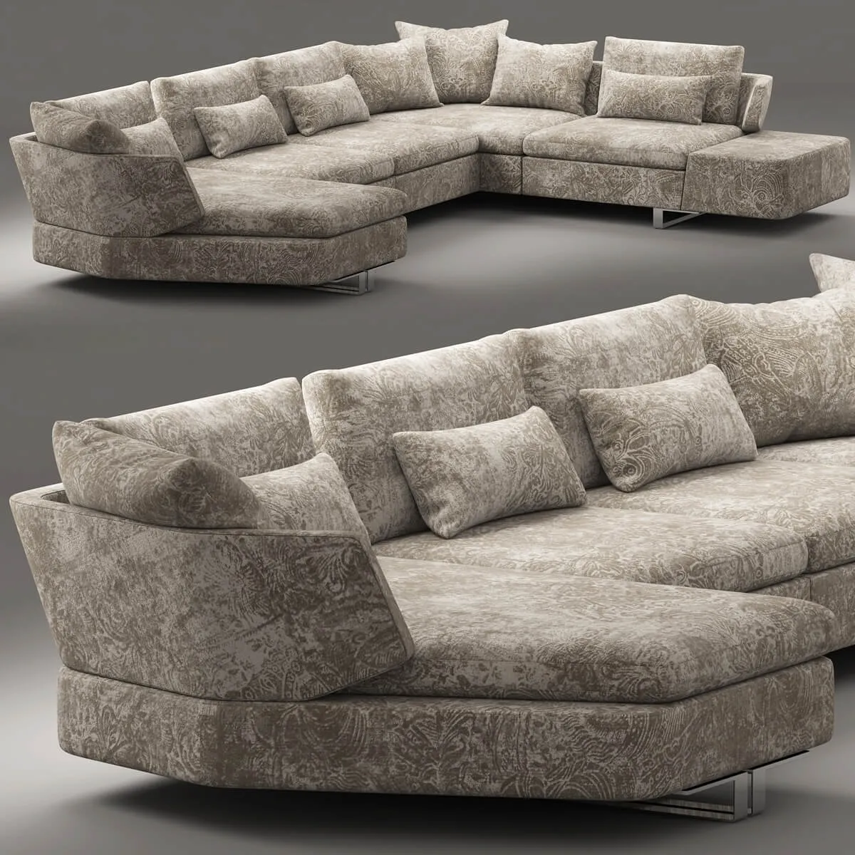 furniture – Sofa Natuzzi Opus 3 3ds Max