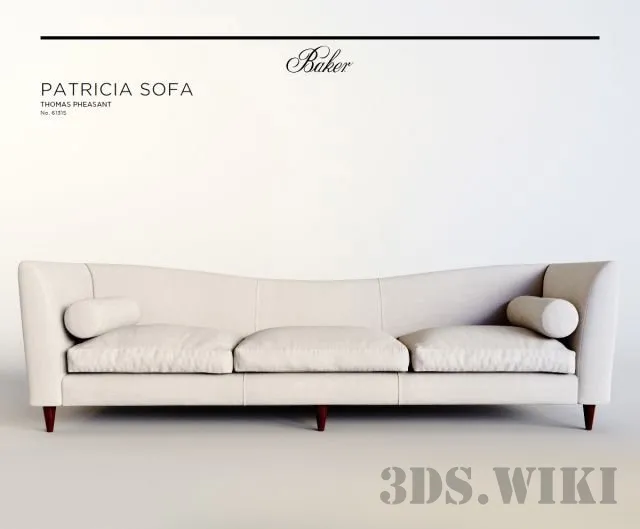 furniture – Sofa Patricia by Baker Furniture 3ds Max