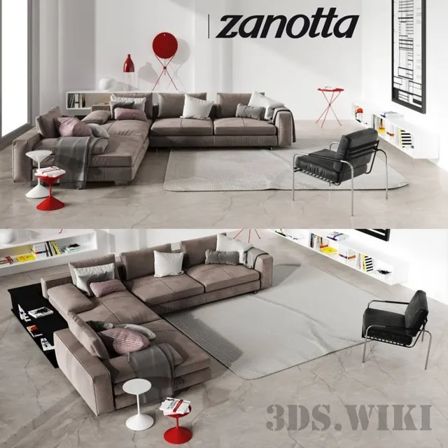 furniture – Sofa Scott Susanna armchair 3ds Max