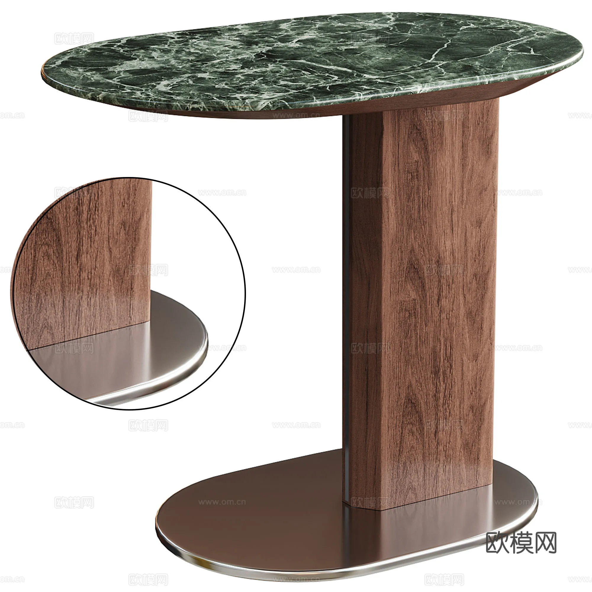 FURNITURE – SOFA TABLE – 3D Model For Interior Design – 314