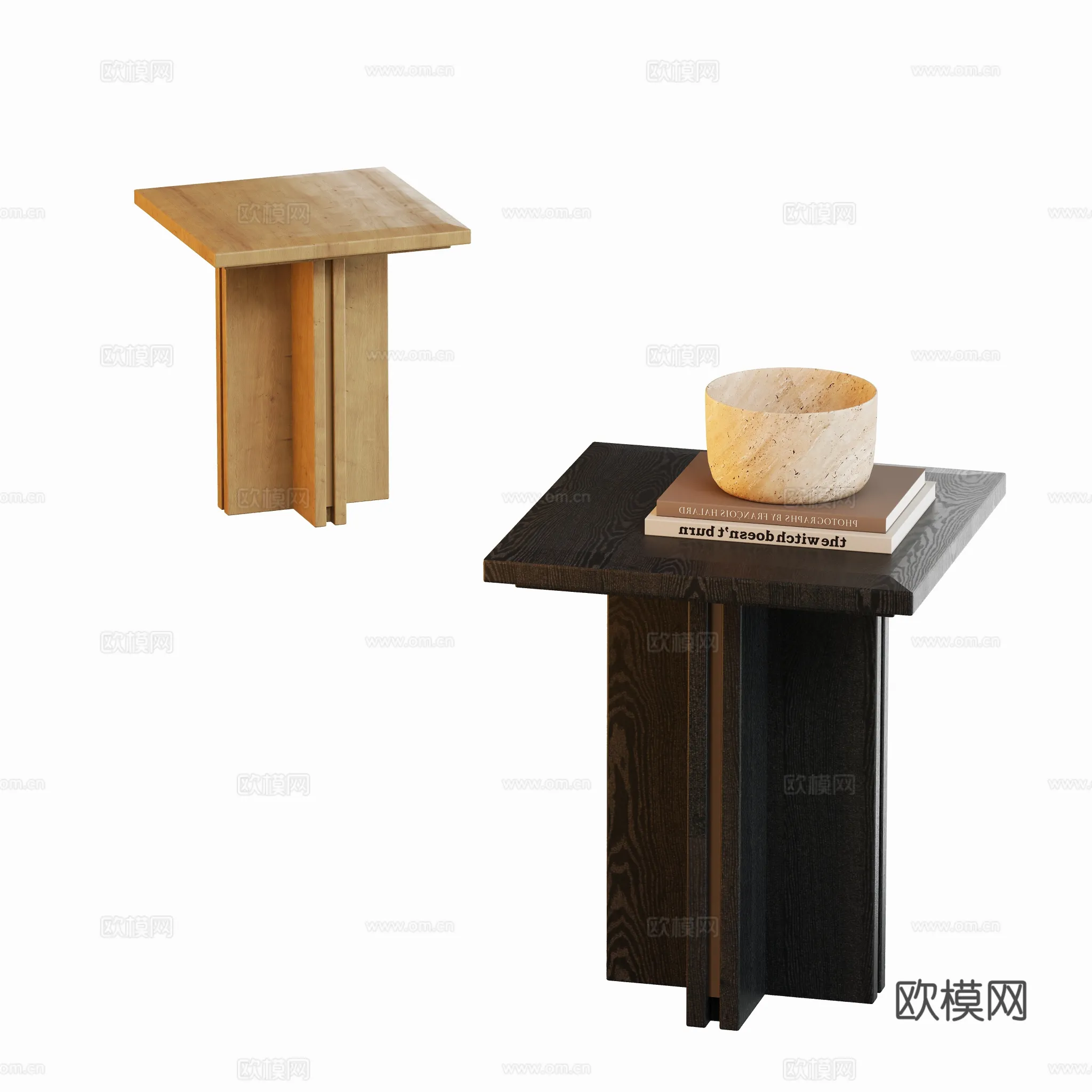 FURNITURE – SOFA TABLE – 3D Model For Interior Design – 388