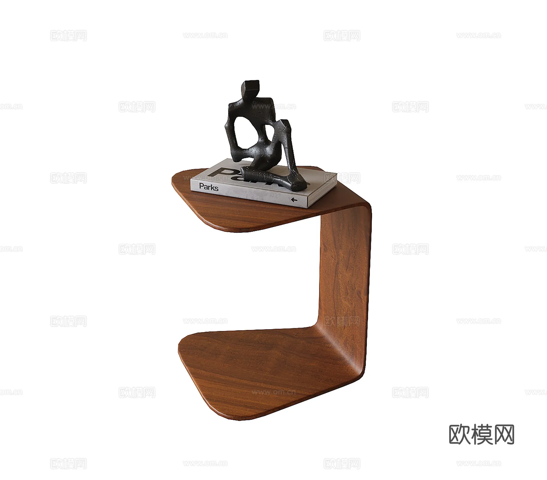 FURNITURE – SOFA TABLE – 3D Model For Interior Design – 397