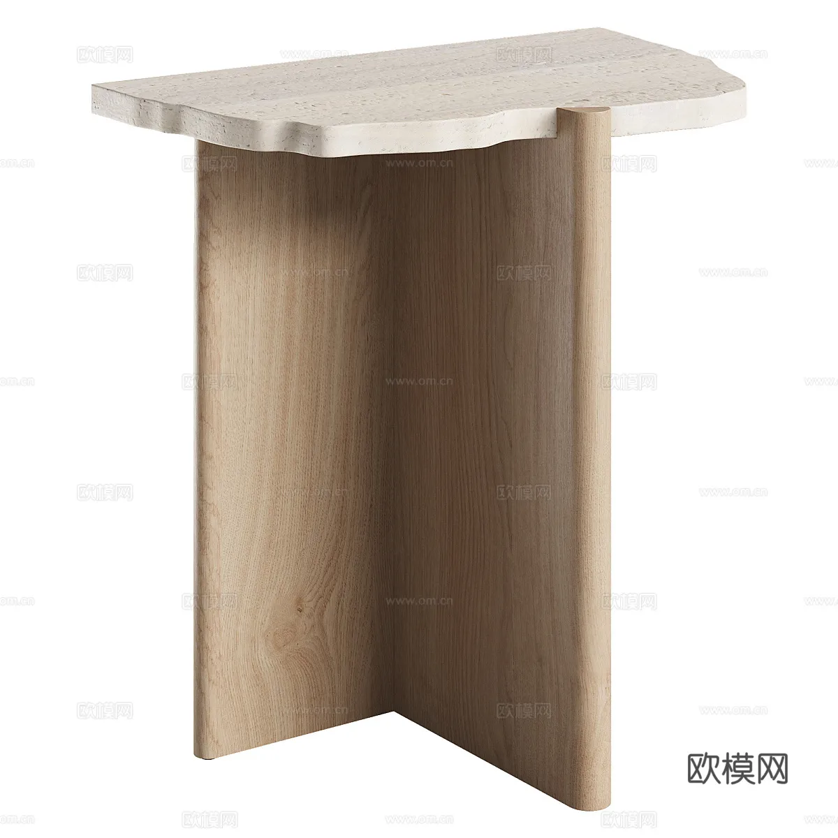 FURNITURE – SOFA TABLE – 3D Model For Interior Design – 406