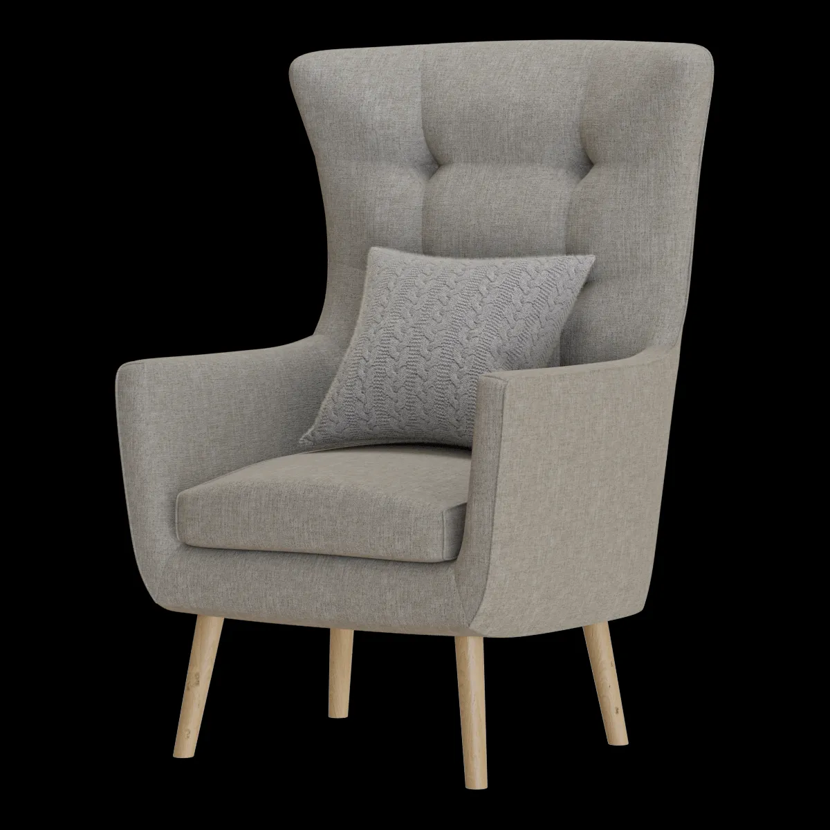 furniture – Softy armchair 2 3ds Max