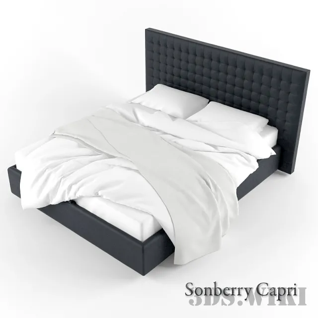 furniture – Sonberry Capri bed 3ds Max