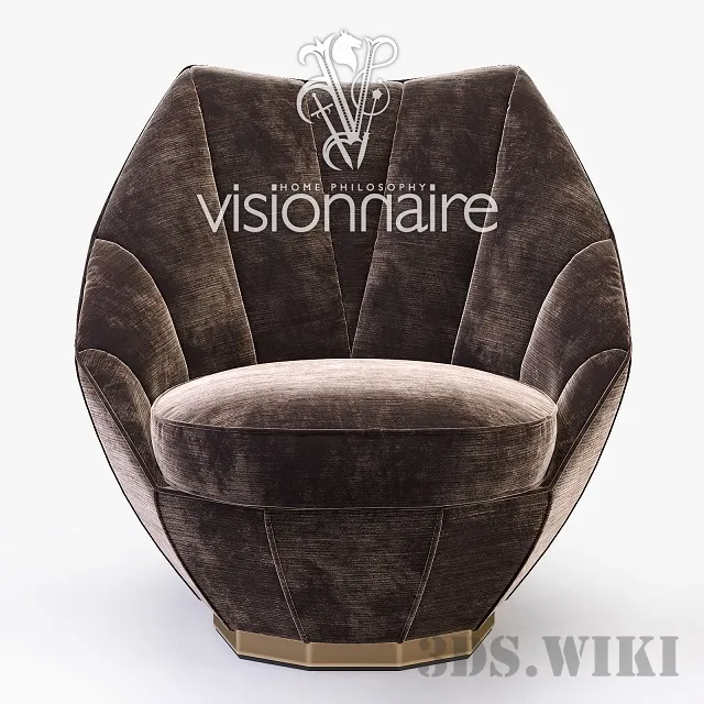 furniture – Sontag Visionnaire armchair 3ds Max