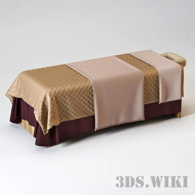 furniture – Spa bed 3ds Max