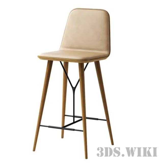 furniture – Spine Barstool 3ds Max
