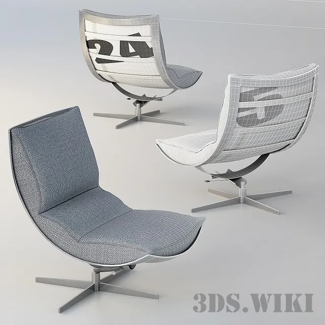 furniture – Spinnaker chair 3ds Max