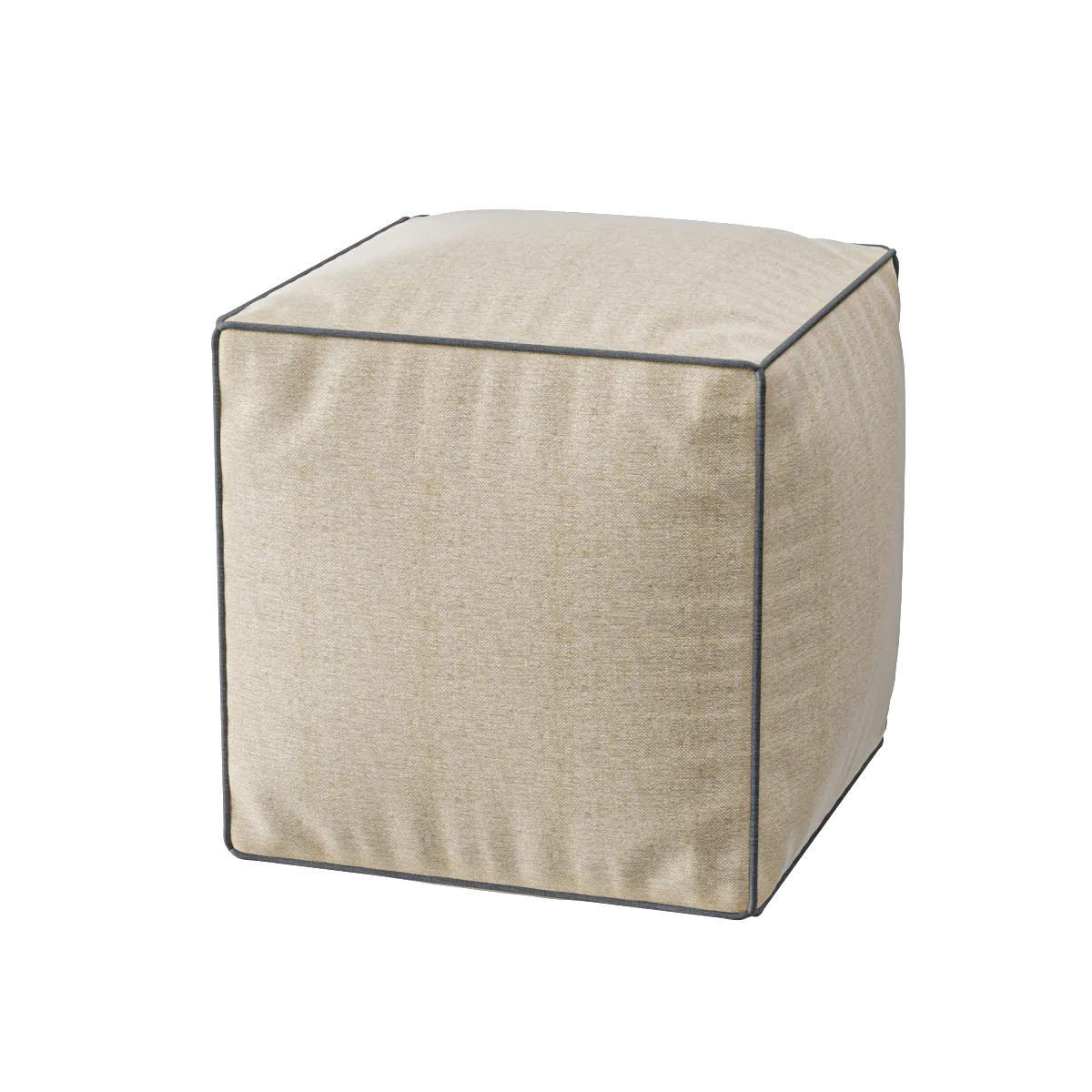 furniture – Square pouf 3ds Max