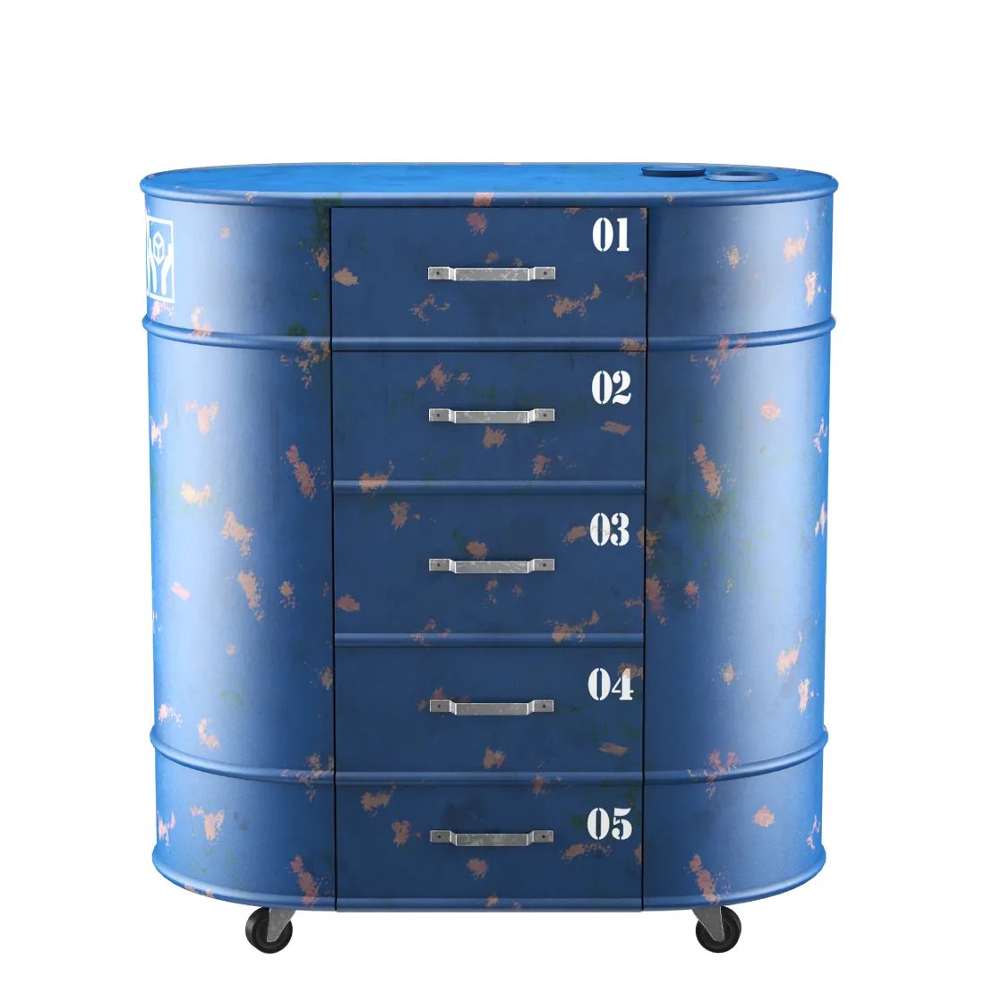 furniture – Stand on wheels Loft Vintage 3ds Max