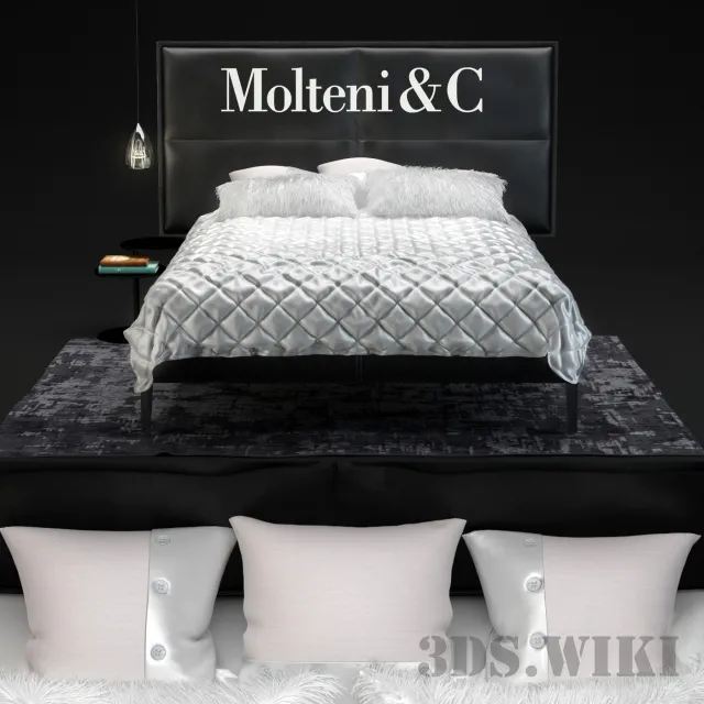 furniture – Sweetdreams Molteni & C bed 3ds Max