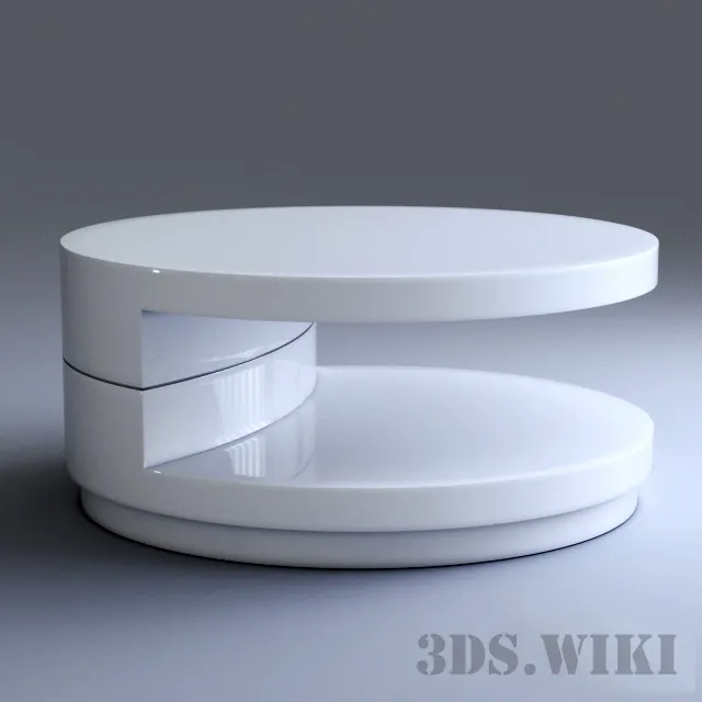 furniture – Sybil round coffee table 3ds Max