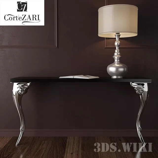 furniture – Table and lamps Corte Zari Srl ARMONIA – 222-CRG and 1472-R2 3ds Max